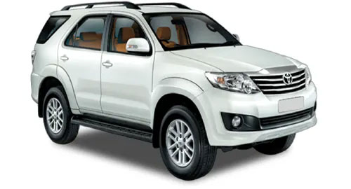 Toyota Fortuner Manual (Old Model) Car Rental in Goa