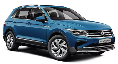 Volkswagen Tiguan Car Rental in Goa